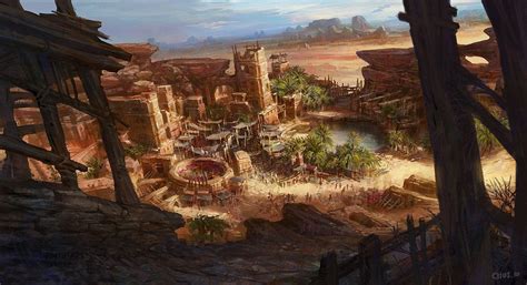 ruined city conceptart - Google 검색 Fantasy City, Fantasy Places, Fantasy Rpg, Medieval Fantasy ...