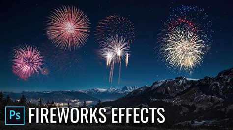 How to add Fireworks Effects in Photoshop - Photoshop Trend