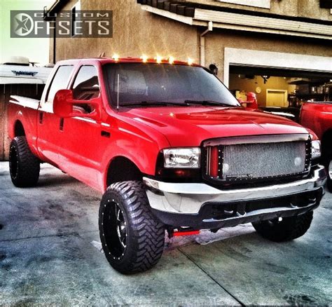 Wheel Offset 2000 Ford F 250 Super Duty Aggressive 1 Outside Fender ...