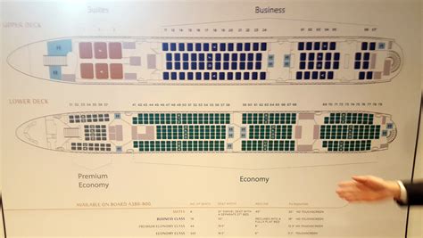 Airbus A380 800 Emirates Floor Plan