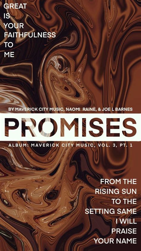 promises - maverick city music background in 2022 | Music backgrounds, Great is your ...