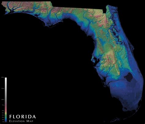 Florida Elevation Map By County - Printable Maps