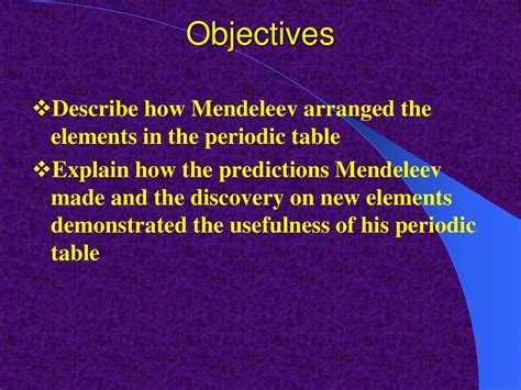 The Periodic Table. - ppt download