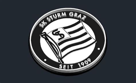 Free STL file SK Sturm Graz - Logo・Model to download and 3D print・Cults