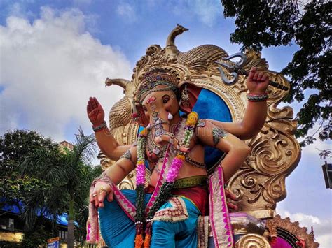 Lord Ganesha Festival in Mumbai Stock Image - Image of ganesha ...