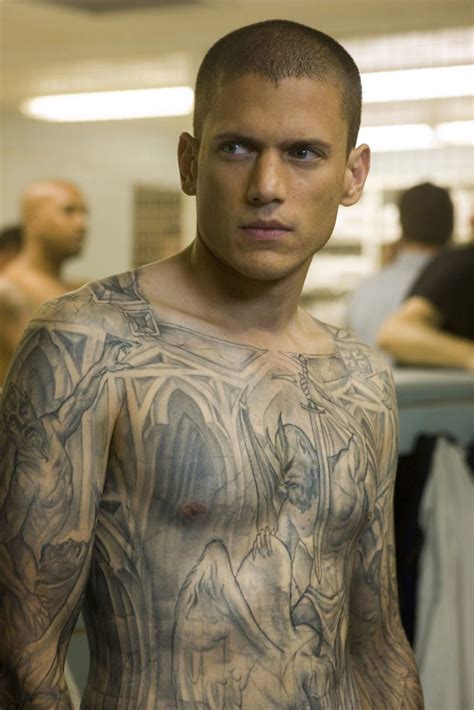 Wentworth Miller Tattoos : Pin On Prison Break