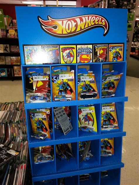 Superman Hot Wheels Display at Hastings – BattleGrip