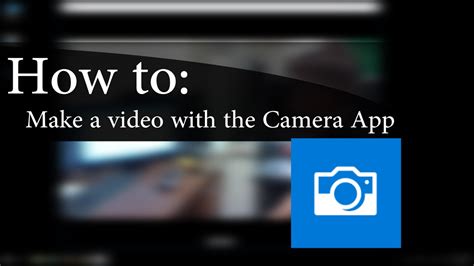 How to Use: Windows 10 Camera App - YouTube