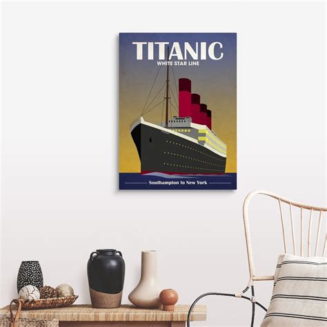 Titanic Ocean Liner Art Deco Wall Art, Canvas Prints, Framed Prints ...