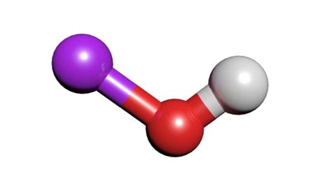 3D sodium hydroxide molecule naoh model - TurboSquid 1427090