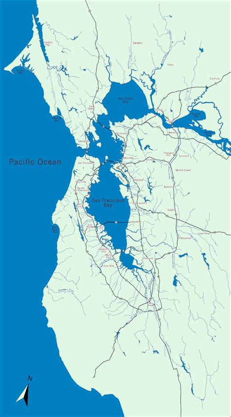 San Francisco Bay Area Graphic Watershed Finder