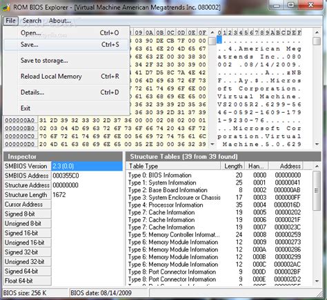 ROM BIOS Explorer - Download Free with Screenshots and Review