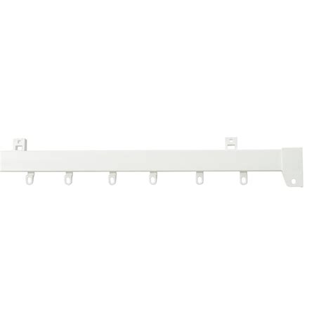 Uncorded White Plastic Fixed Length Curtain Track (L)2100mm | Departments | DIY at B&Q