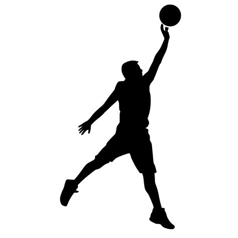 Basketball-Silhouette Kostenloses Stock Bild - Public Domain Pictures