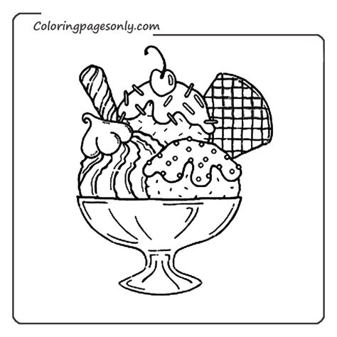 Food Coloring Pages - Coloring Pages For Kids And Adults