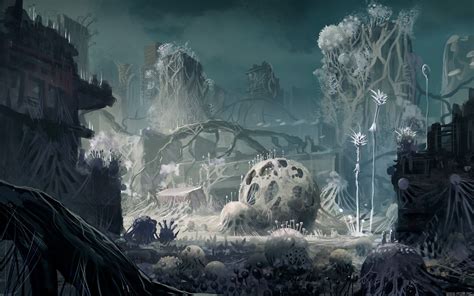 Artwork Apocalyptic Destruction Ruins City Nausicaa - Sci Fi City Ruins (#1285402) - HD ...