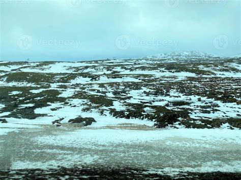 landscape with snow in Iceland 20758815 Stock Photo at Vecteezy