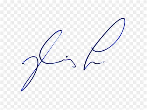 Transparent Blue Signature - Signature With Blue Ink - Free Transparent PNG Clipart Images Download