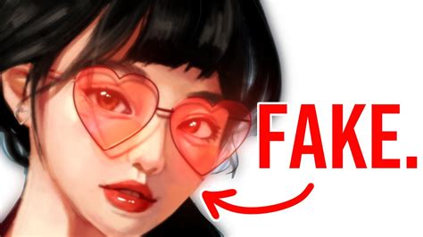 [FACE REVEAL] How to FAKE Being a Good Artist - YouTube