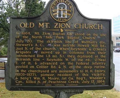 Old Mt. Zion Church - Georgia Historical Society