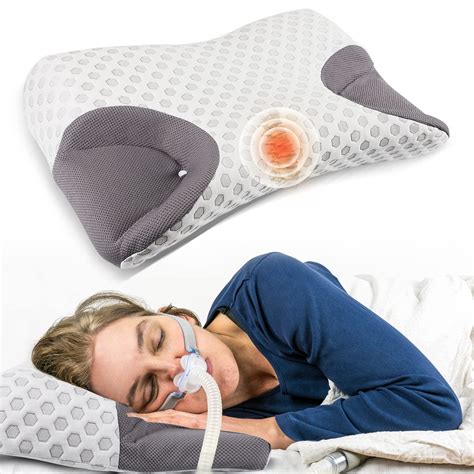 IKSTAR CPAP Pillow for Side Sleeper, Sleep Apnea Pillow for Sleeping ...