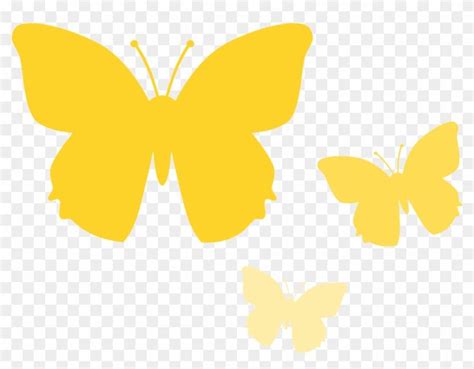 Download and share clipart about Yellow Butterfly Clip Art - Yellow ...