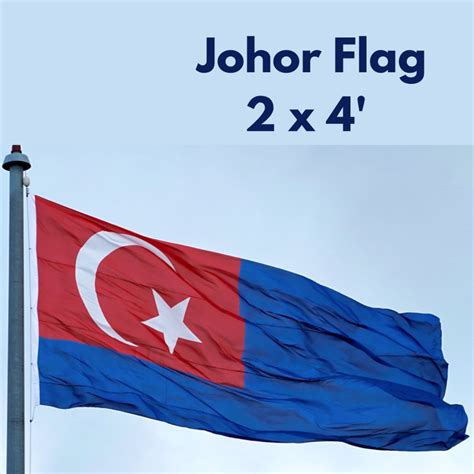 Bendera Johor / Johor Flag 2x4' ft (Nylon) | Shopee Malaysia