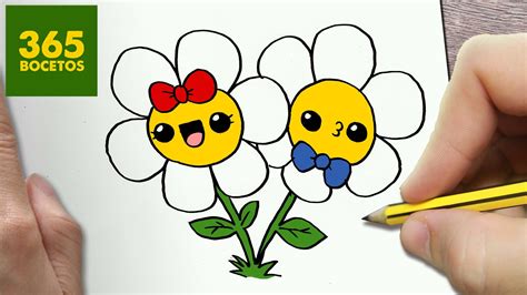 Como Dibujar Flores Kawaii Facil Para Nios Dibujos – NBKomputer