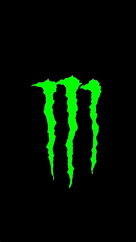 Green Monster Energy Logo Wallpaper