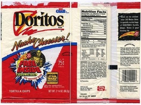 Old Doritos Bag from the 90s : nostalgia