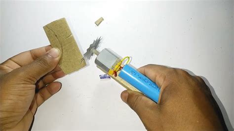 Home made mini cutter with dc motor | DIY ideas | science projects - YouTube