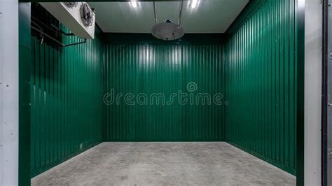 The Interior of a Huge Industrial Warehouse Stock Image - Image of ...