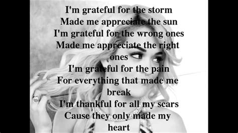 Rita Ora-Grateful Lyrics Video - YouTube