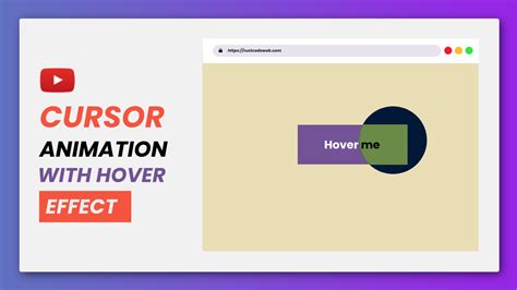 Cursor Animation With Hover Effect Using GSAP | HTML, CSS And GSAP ...