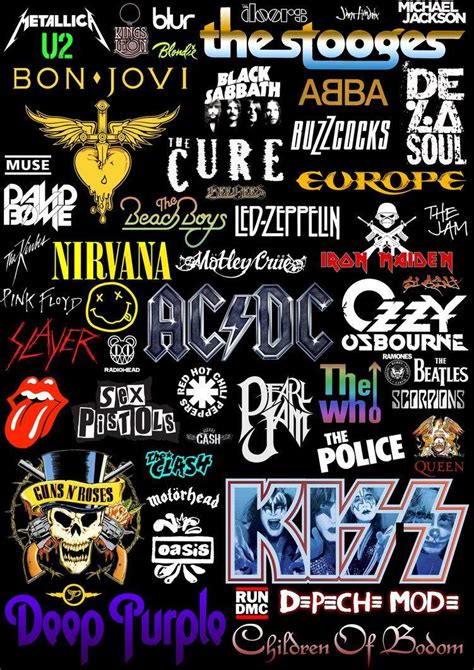 Famous Rock Logo - LogoDix