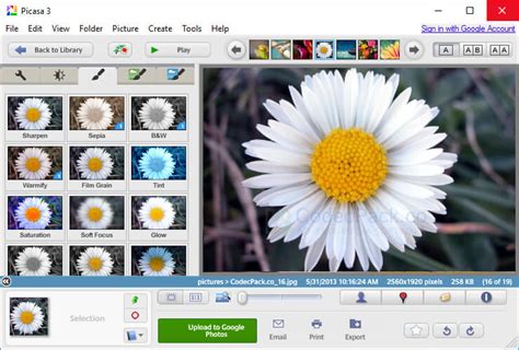 Picasa 3 Photo Editor