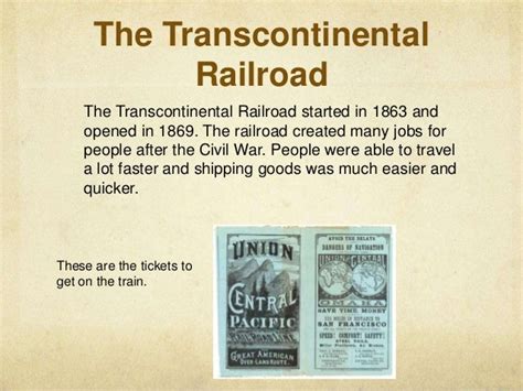 Transcontinental railroad