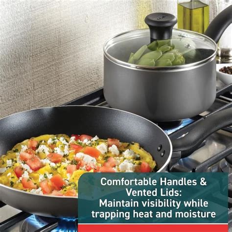 Nonstick Cookware Set 6 Piece Oven Safe 350F Cookware, Pots and Pans - Bed Bath & Beyond - 39680771