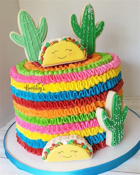 Taco Twosday in 2020 | Twin birthday cakes, Mexican themed cakes ...