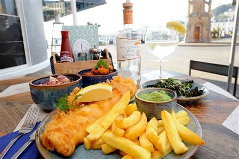 Fish and chips - Saltwater Fish Restaurant & Takeaway, Torquay Traveller Reviews - Tripadvisor