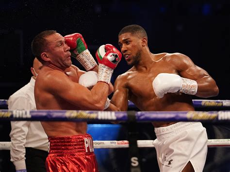 Anthony Joshua drops Kubrat Pulev four times, scores ninth-round ...