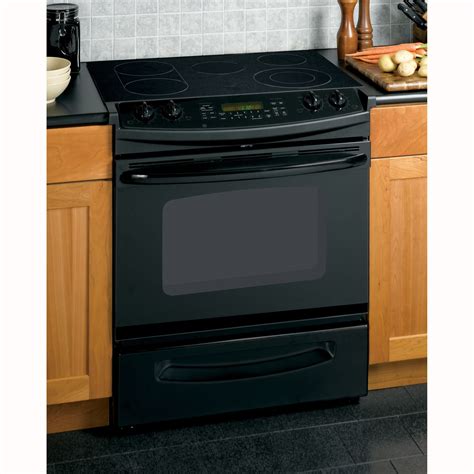 GE Appliances JSP46DPBB 30" Slide-In Electric Ran w/Convection - Black