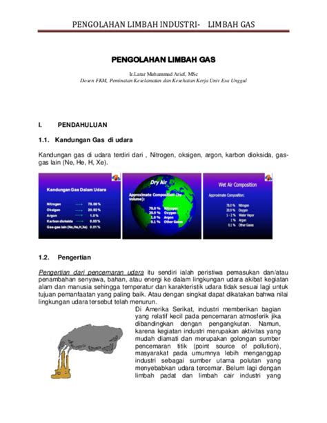 (PDF) PENGOLAHAN LIMBAH INDUSTRI-LIMBAH GAS PENGOLAHAN LIMBAH GAS