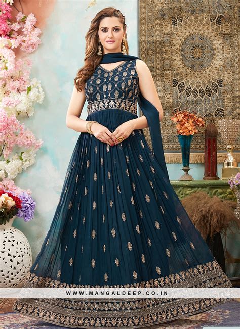 Discover more than 166 navy blue anarkali dress super hot - seven.edu.vn