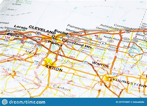 Cleveland Street Map Stock Photos - Free & Royalty-Free Stock Photos ...