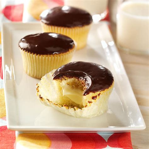 Boston Cream Cupcakes Recipe | Taste of Home