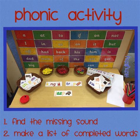 Phonic activity. | Phonics activities, Phonics display, Learning phonics