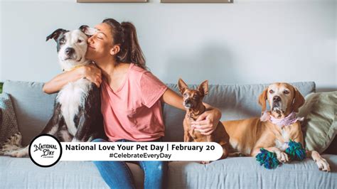 NATIONAL LOVE YOUR PET DAY - February 20 - National Day Calendar