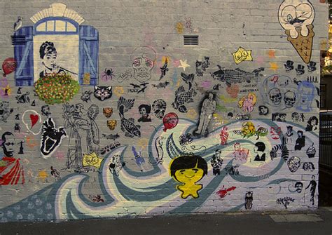 Broadway stencil wall I | Newtown grafitti | Flickr
