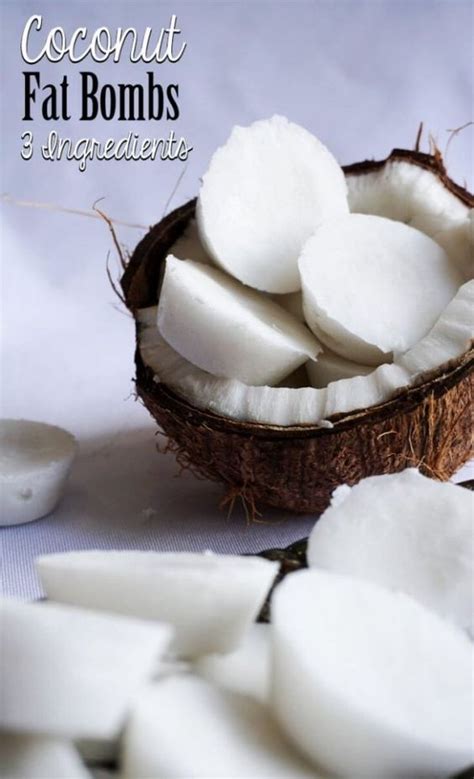 Coconut Fat Bombs - Meal Prep Recipes For Busy People